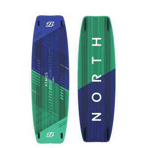North Kiteboarding Atmos Hybrid Twintip V2 complete with Flex footstraps