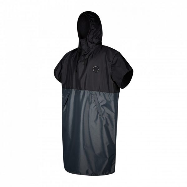 cbk hayling island mystic deluxe poncho black front